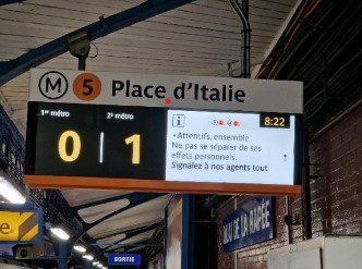 ÎLE-DE-FRANCE MOBILITÉS ET LA RATP AMELIORENT L’INFORMATION VOYAGEURS DANS LES STATIONS DE MÉTRO AVEC DE NOUVEAUX PANNEAUX D’AFFICHAGE 100 % ACCESSIBLES